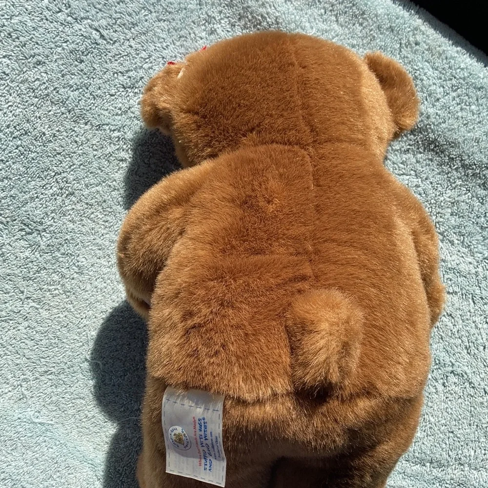 Build a bear I love you bear with heart and bow